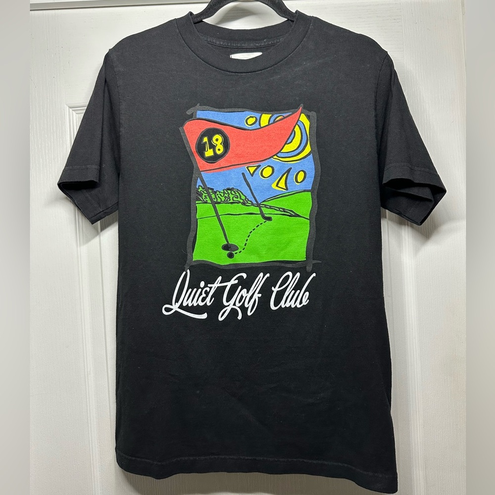 Black Golf Graphic Tee Size M
